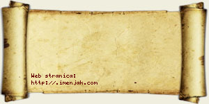 Dimitrije Poljaković vizit kartica